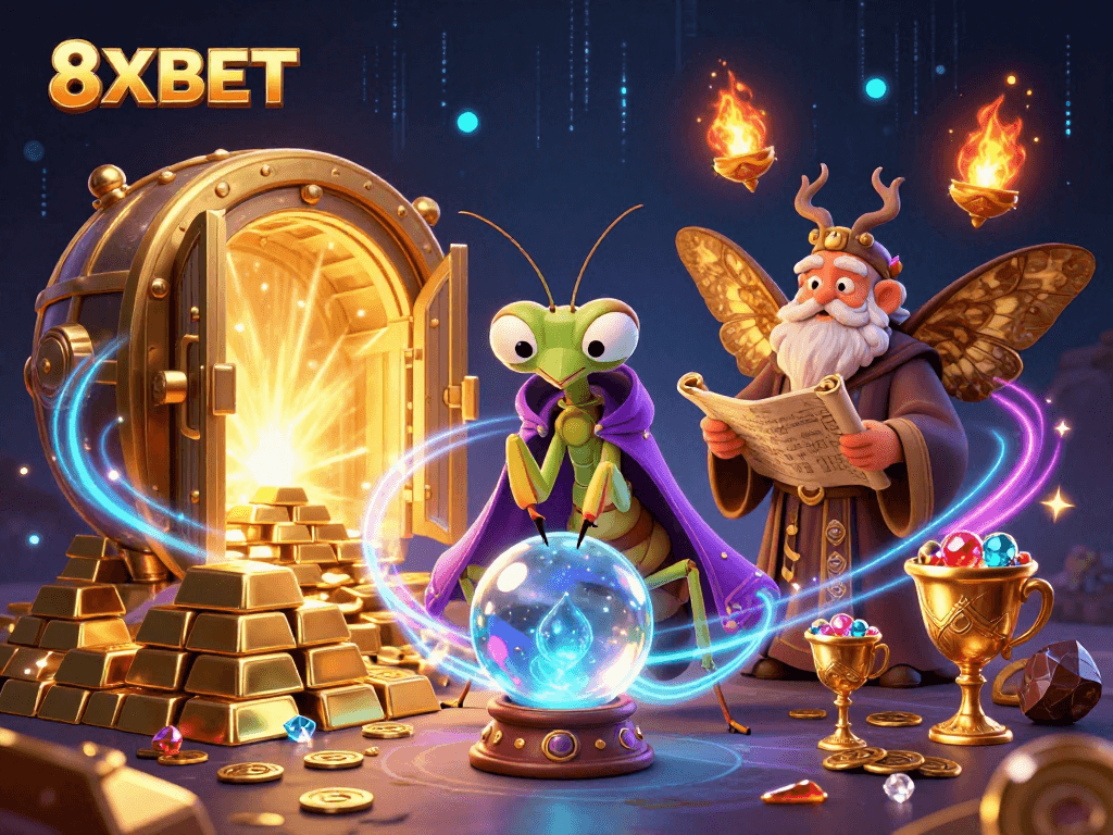Experience exciting wins with 8XBET's immersive casino games and a magical atmosphere.