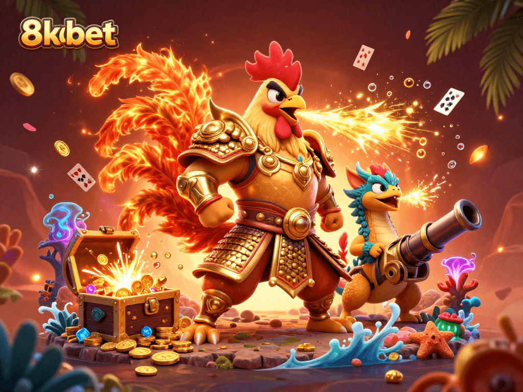 Experience thrilling cockfighting action at 8xbet with dynamic scenes bursting with energy and potential rewards.