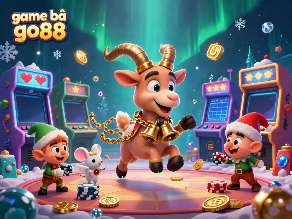 Experience the excitement of game bài go88 in this vivid casino scene with captivating characters and dynamic elements.