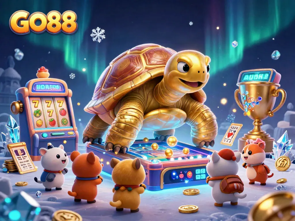 Experience GO88's thrilling casino atmosphere with vibrant characters and dynamic gameplay elements.