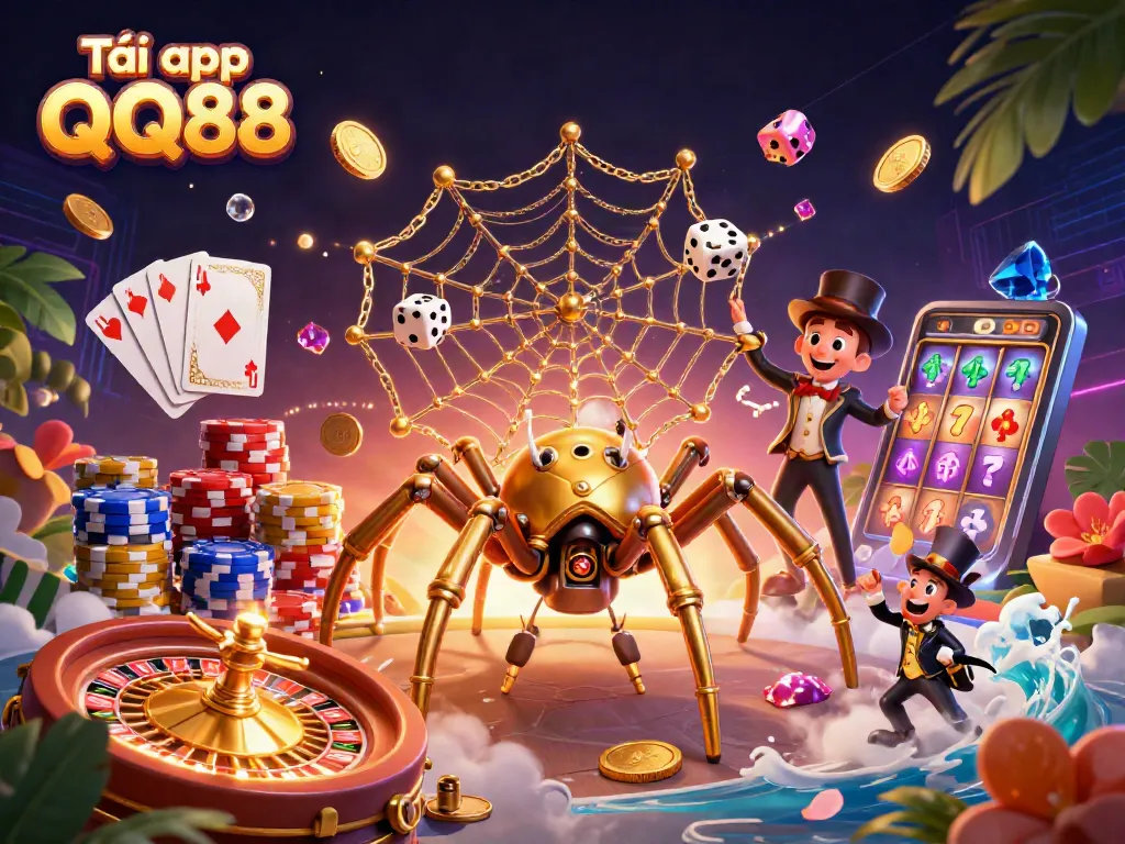 Tải app QQ88 and enjoy thrilling casino features with vibrant 3D steampunk elements.