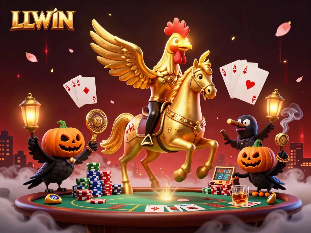 Engage in thrilling gaming experiences at LLWIN with a captivating casino scene.