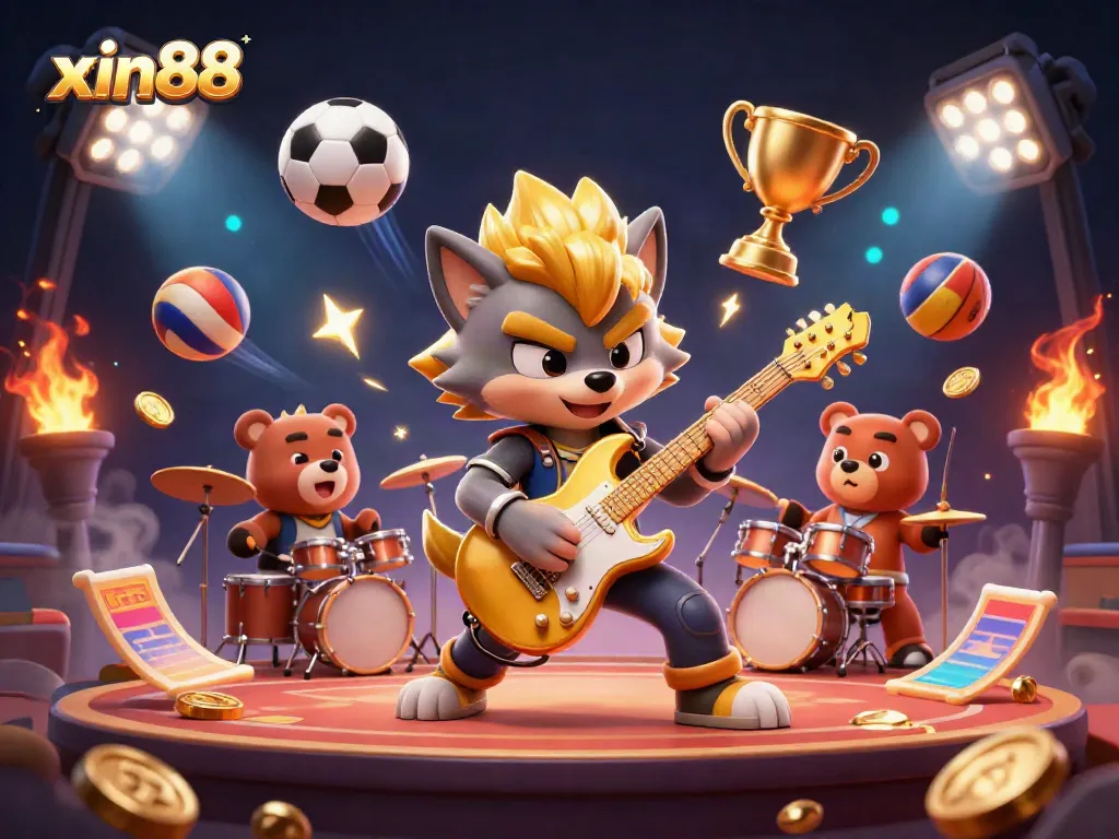 Experience dynamic gaming scenes with xin88, showcasing thrilling betting action on a vibrant casino stage.