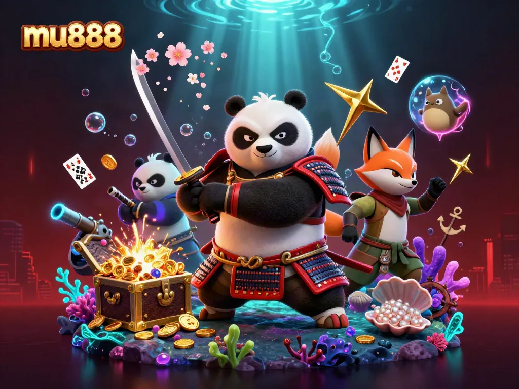 Engage in thrilling gameplay at mu888 with vibrant characters and rich casino elements.