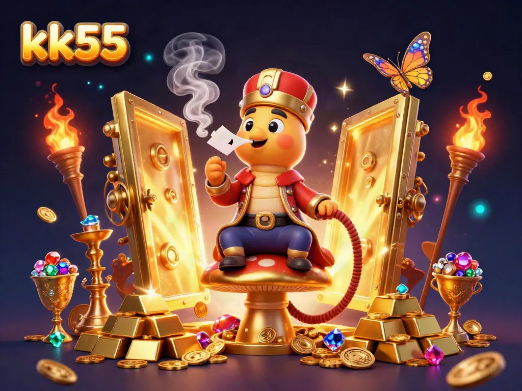 Experience winning big with kk55, featuring vibrant casino scenes and dynamic game elements.